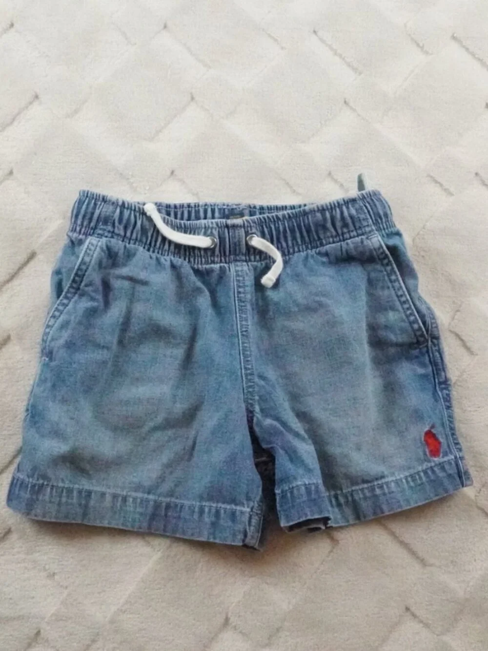 Polo Ralph Lauren Chambray Shorts Boys 8 Youth Blue